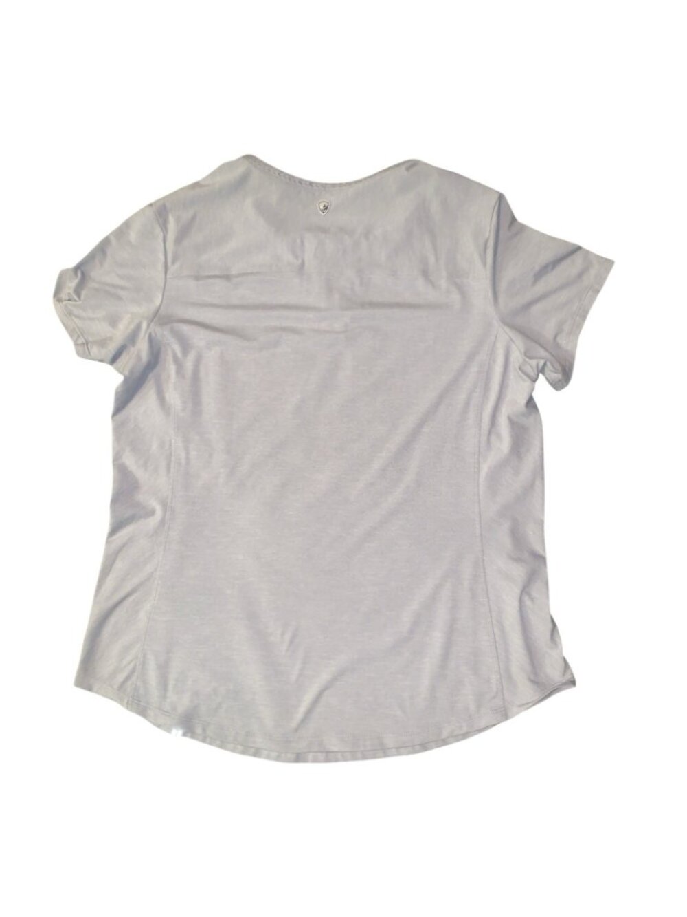Kuhl Shirt Womens M Grey Allegro Lightweight Outdoor Short Sleeve Top Hiking - Picture 2 of 7